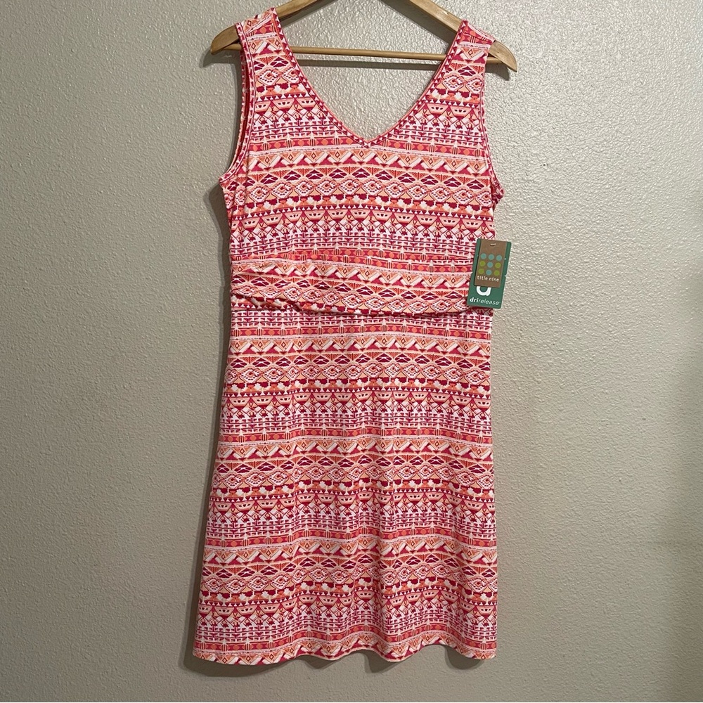 Title nine breeze frances dress Jo'Burg Sleeveless V-neck Aztec‎ Print Sundress